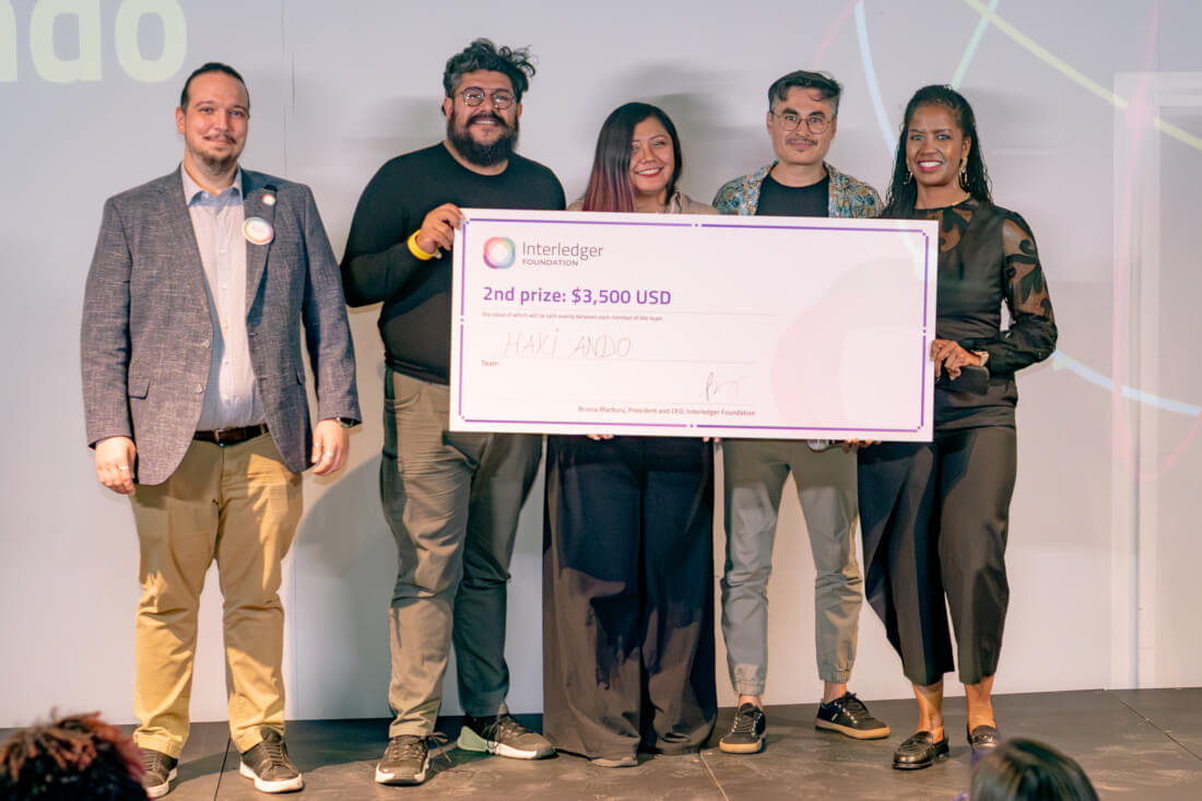 Haki Ando, second-place winners at the Interledger Hackathon 2025.